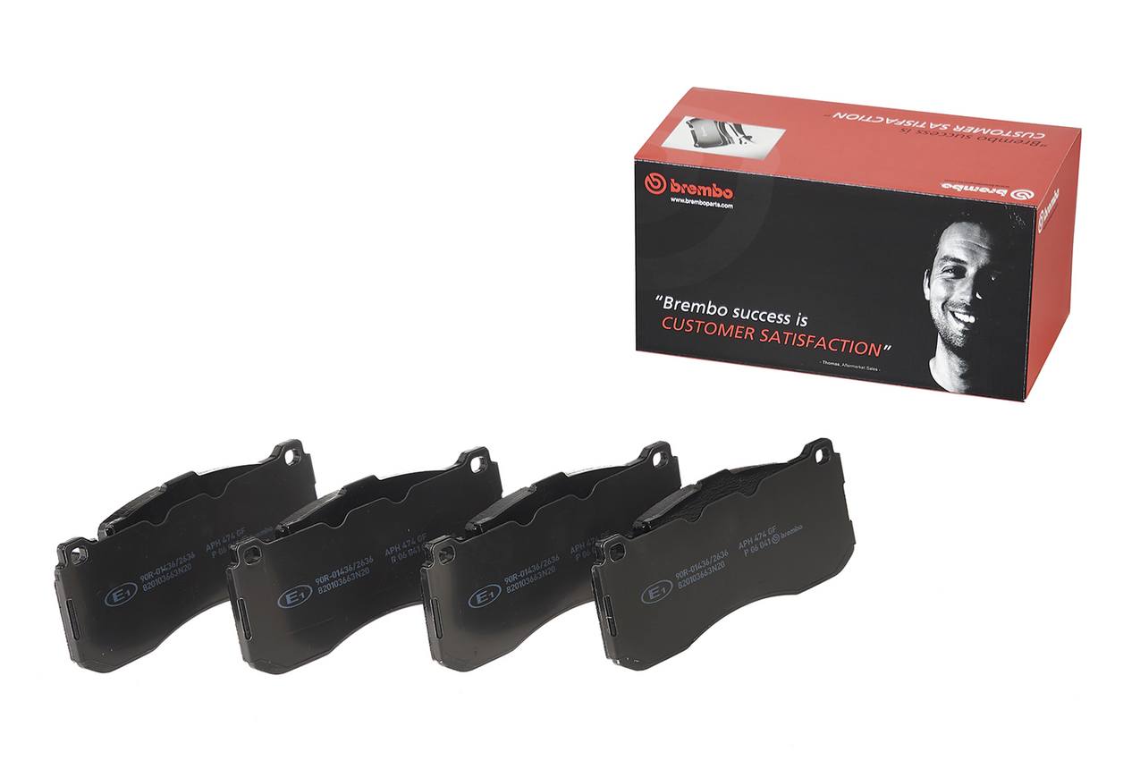 BMW Mini Disc Brake Pad Set - Front (Low-Met) 34116797860 Brembo