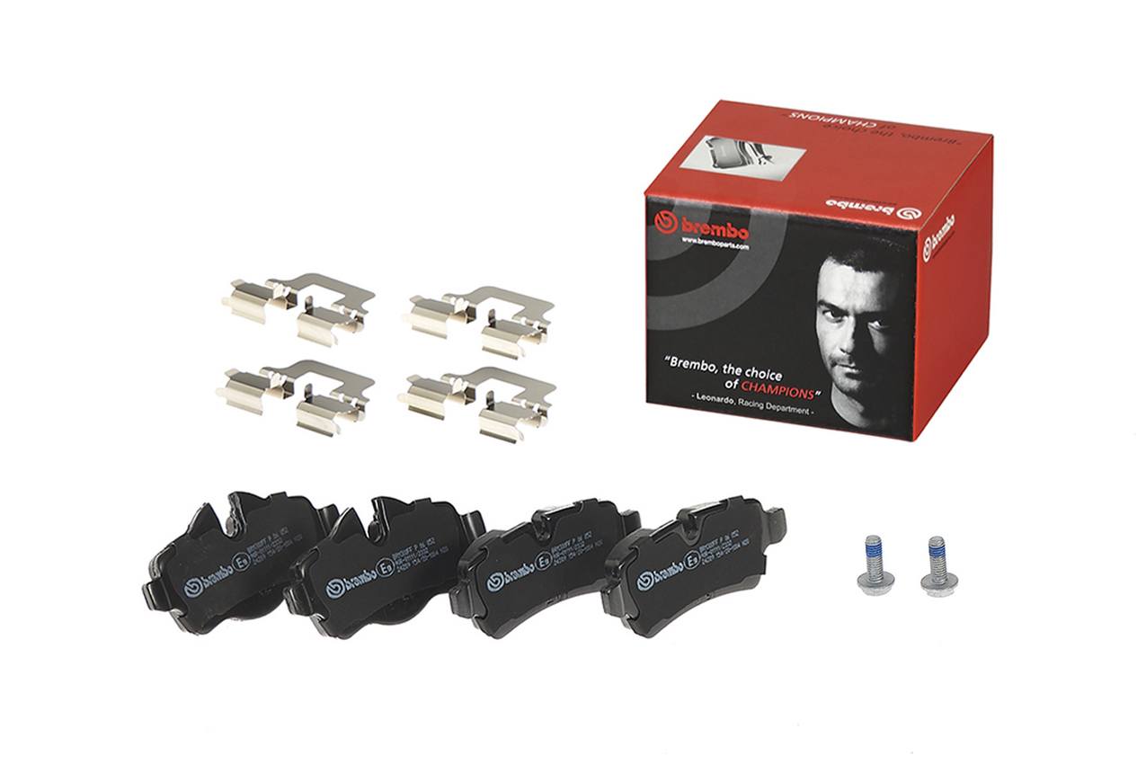 Mini Disc Brake Pad and Rotor Kit - Rear (259mm) (Low-Met) (Xtra) Brembo