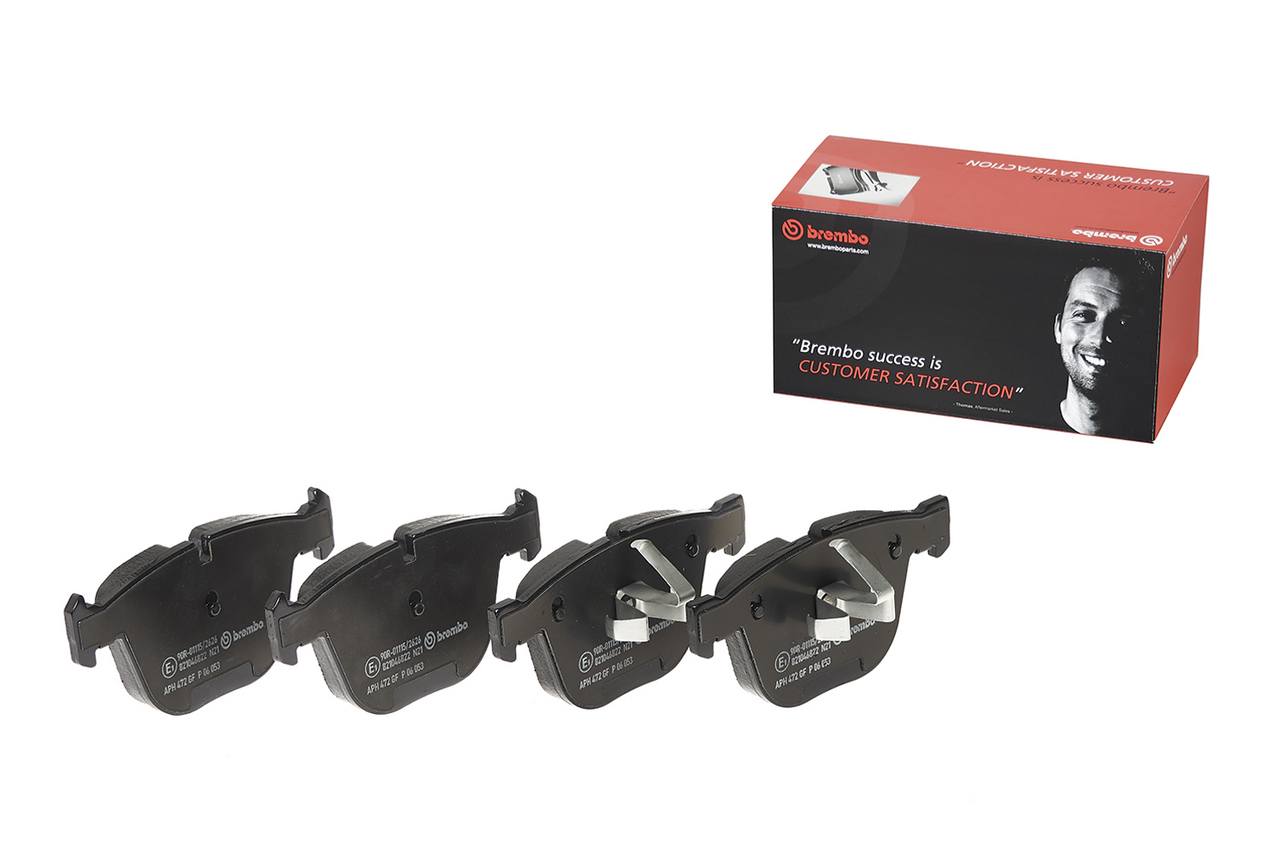 BMW Disc Brake Pad Set - Rear (Low-Met) 34216793025 Brembo