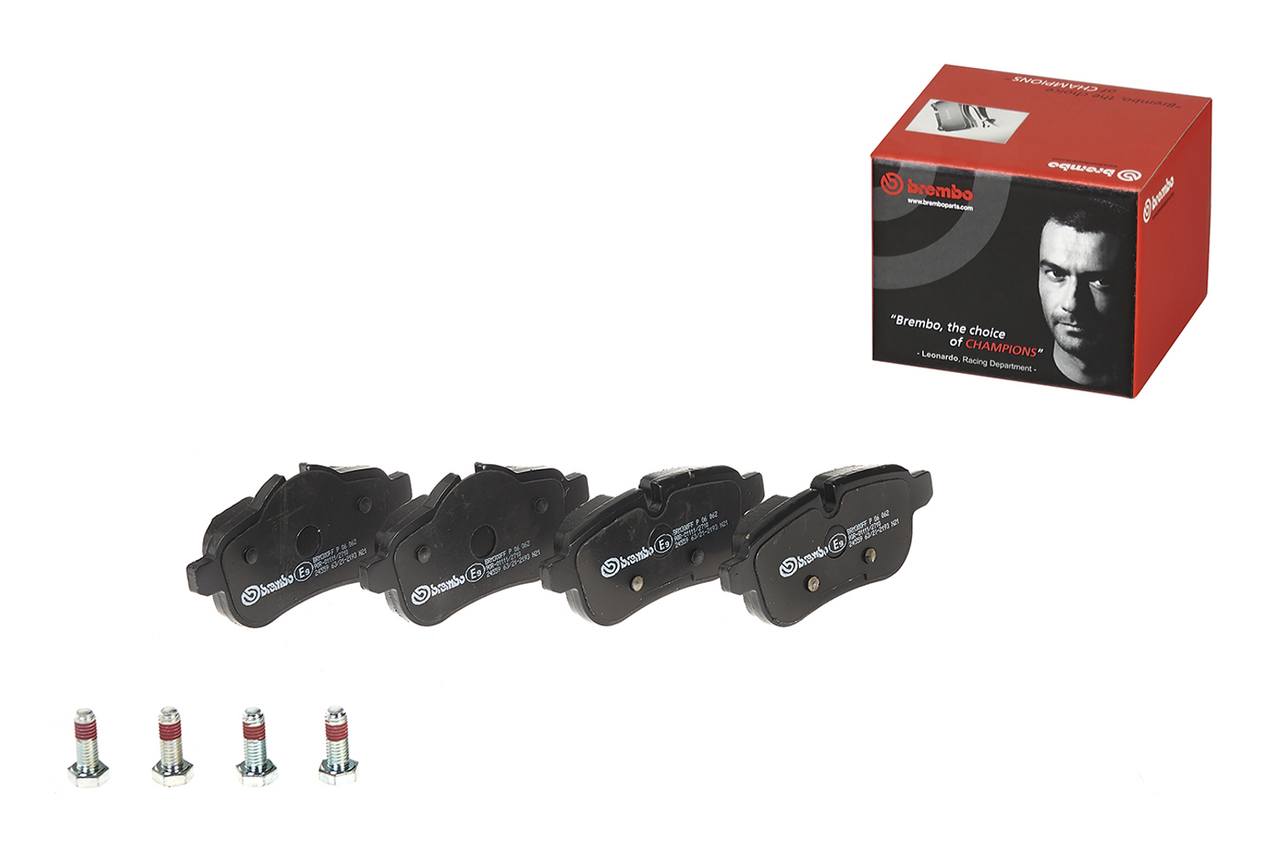 BMW Disc Brake Pad Set - Rear (Low-Met) 34216788275 Brembo