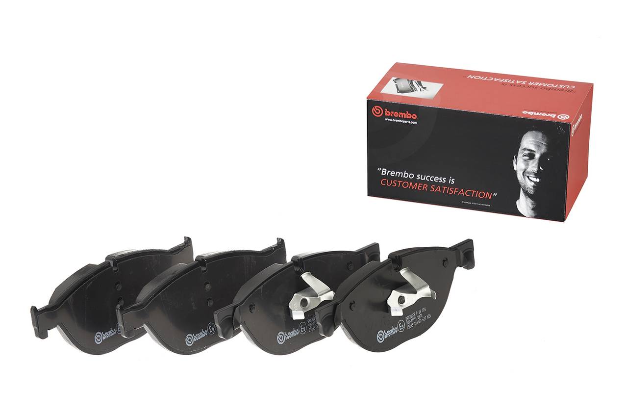 BMW Disc Brake Pad Set - Front (Low-Met) 34116851269 Brembo