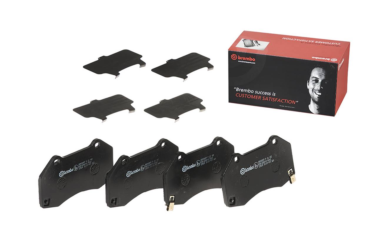 Mazda Chevrolet Disc Brake Pad Set - Front (Low-Met) 25808929 Brembo