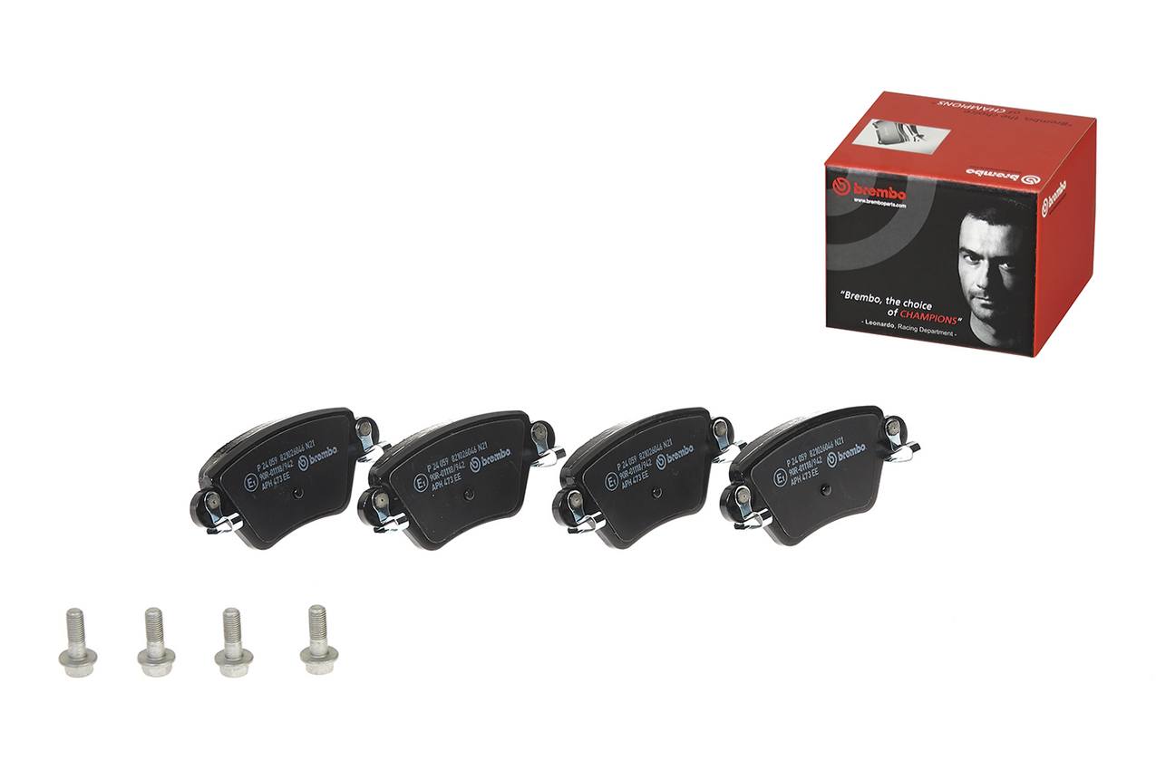 Jaguar Disc Brake Pad Set - Rear (Low-Met) C2S52080 Brembo