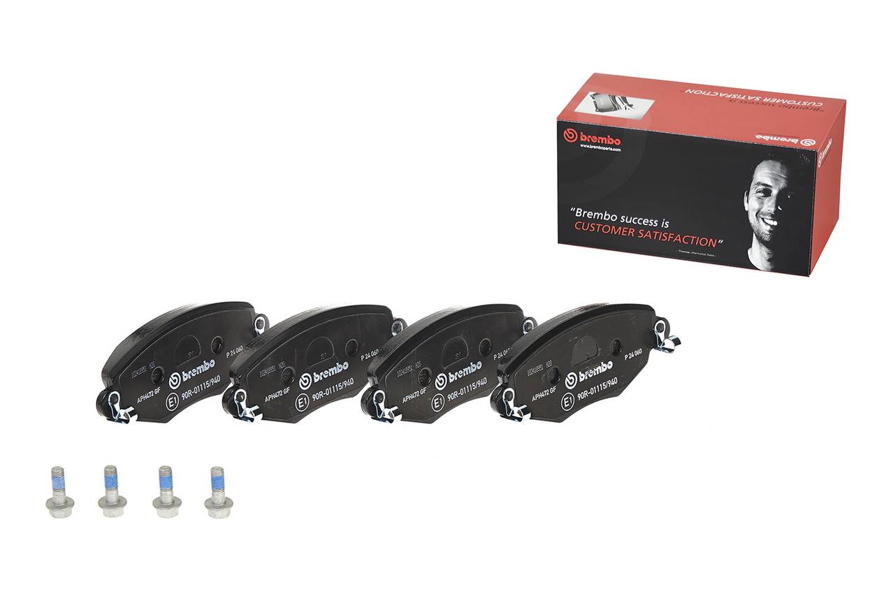 Jaguar Disc Brake Pad Set - Front (Low-Met) C2S48022 Brembo