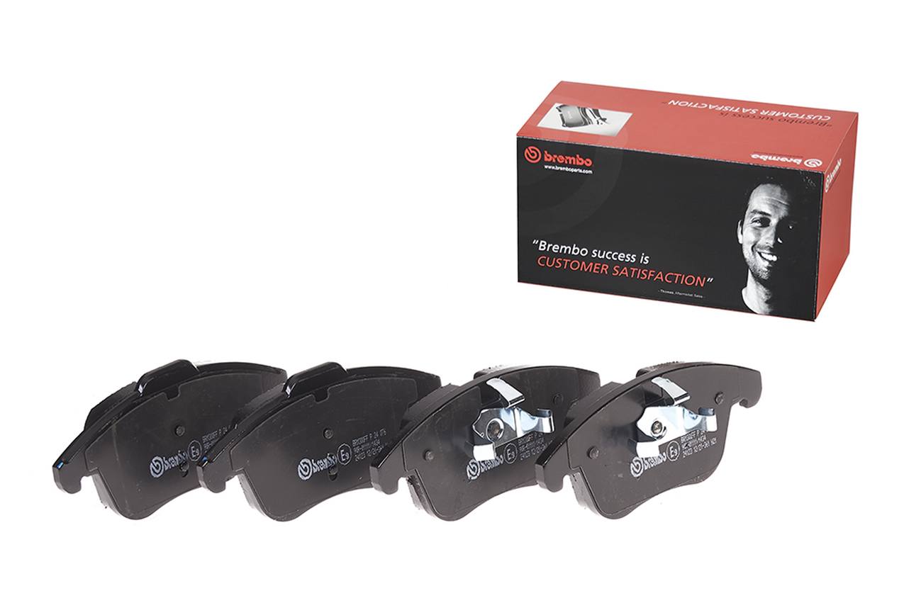 Jaguar Land Rover Volvo Disc Brake Pad Set - Front (Low-Met) 307935400 Brembo