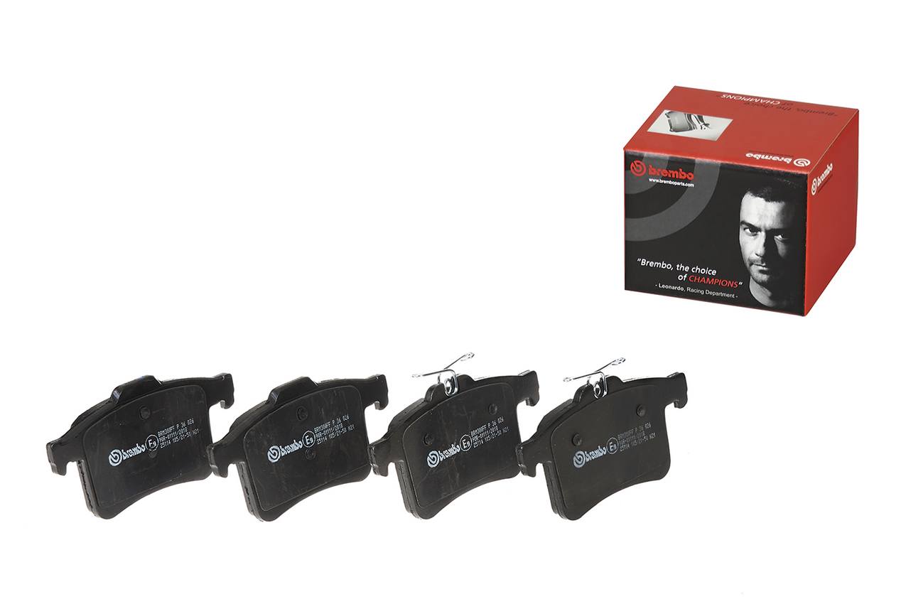 Jaguar Disc Brake Pad Set - Rear (Low-Met) C2D3792 Brembo