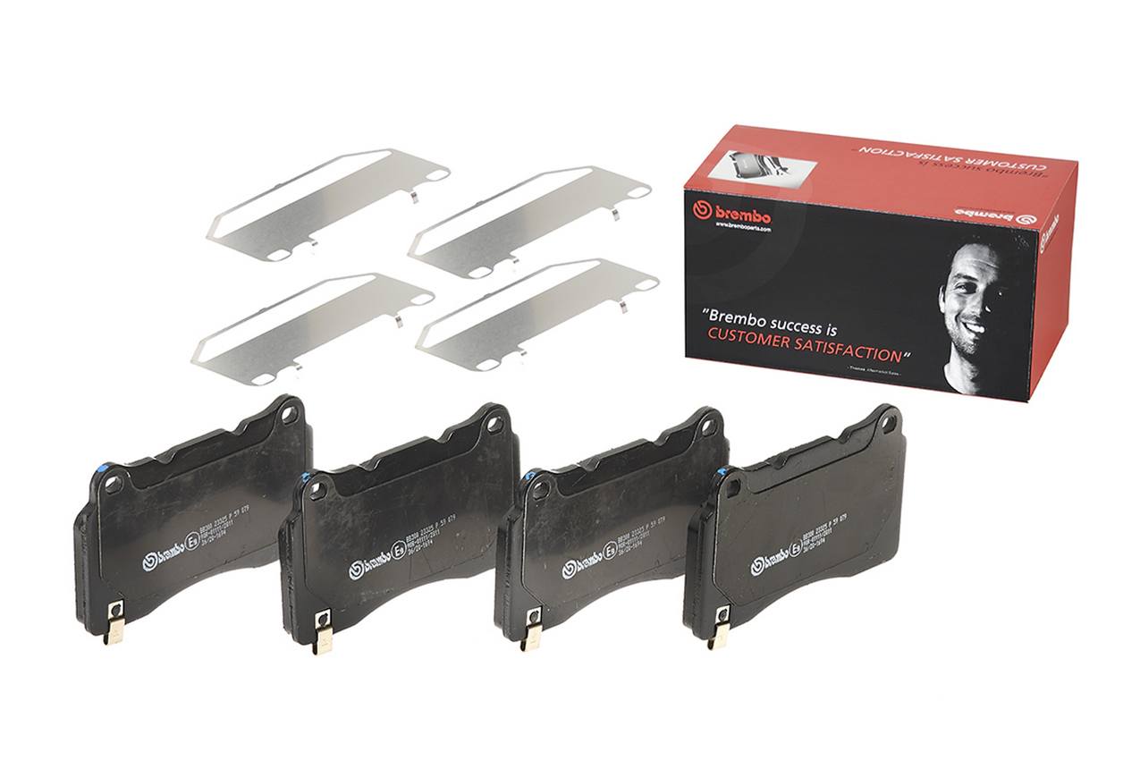 Buick Cadillac Chevrolet Disc Brake Pad Set - Front (Low-Met) 93737098 Brembo