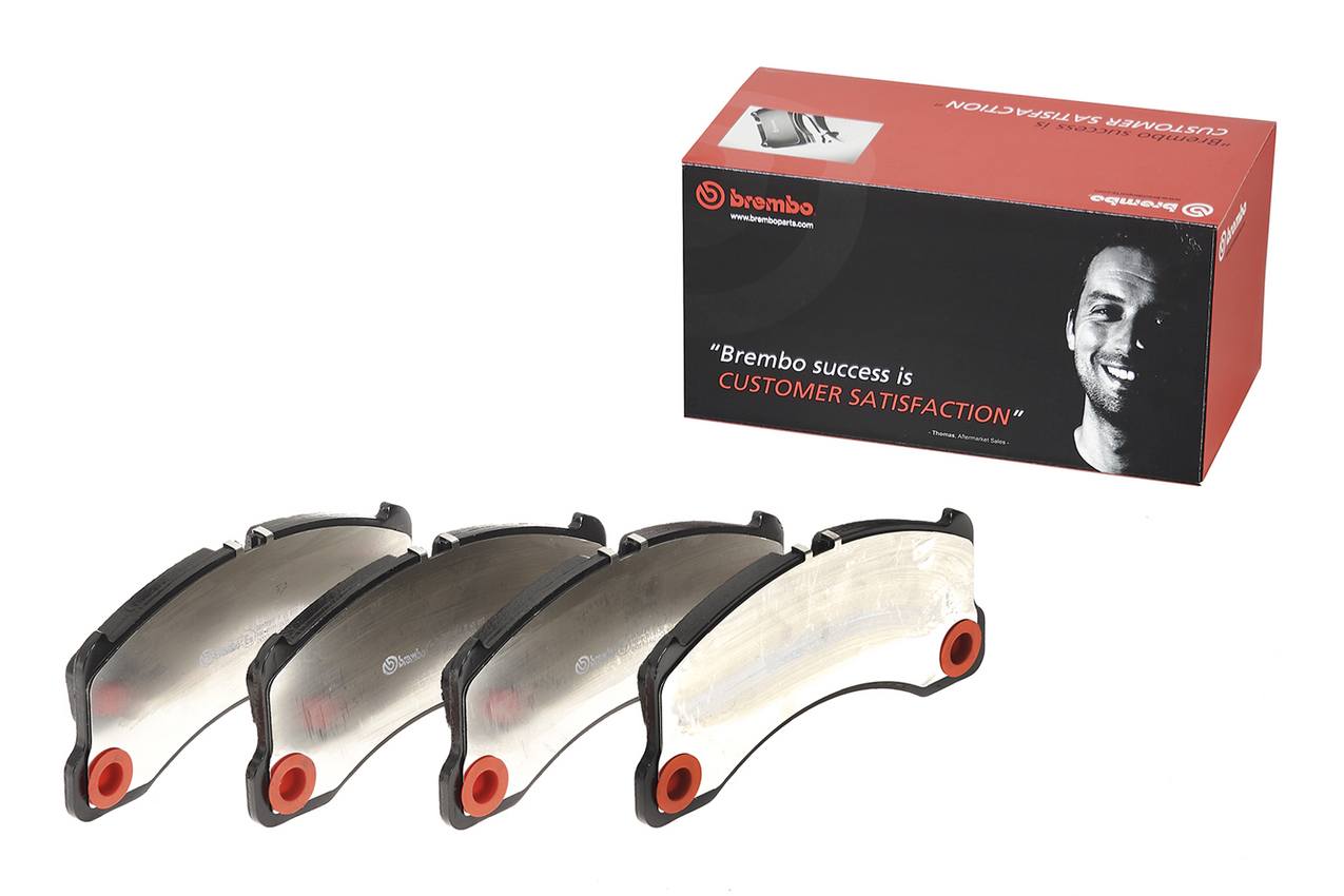 Porsche Disc Brake Pad Set - Front (Low-Met) 95535193970 Brembo