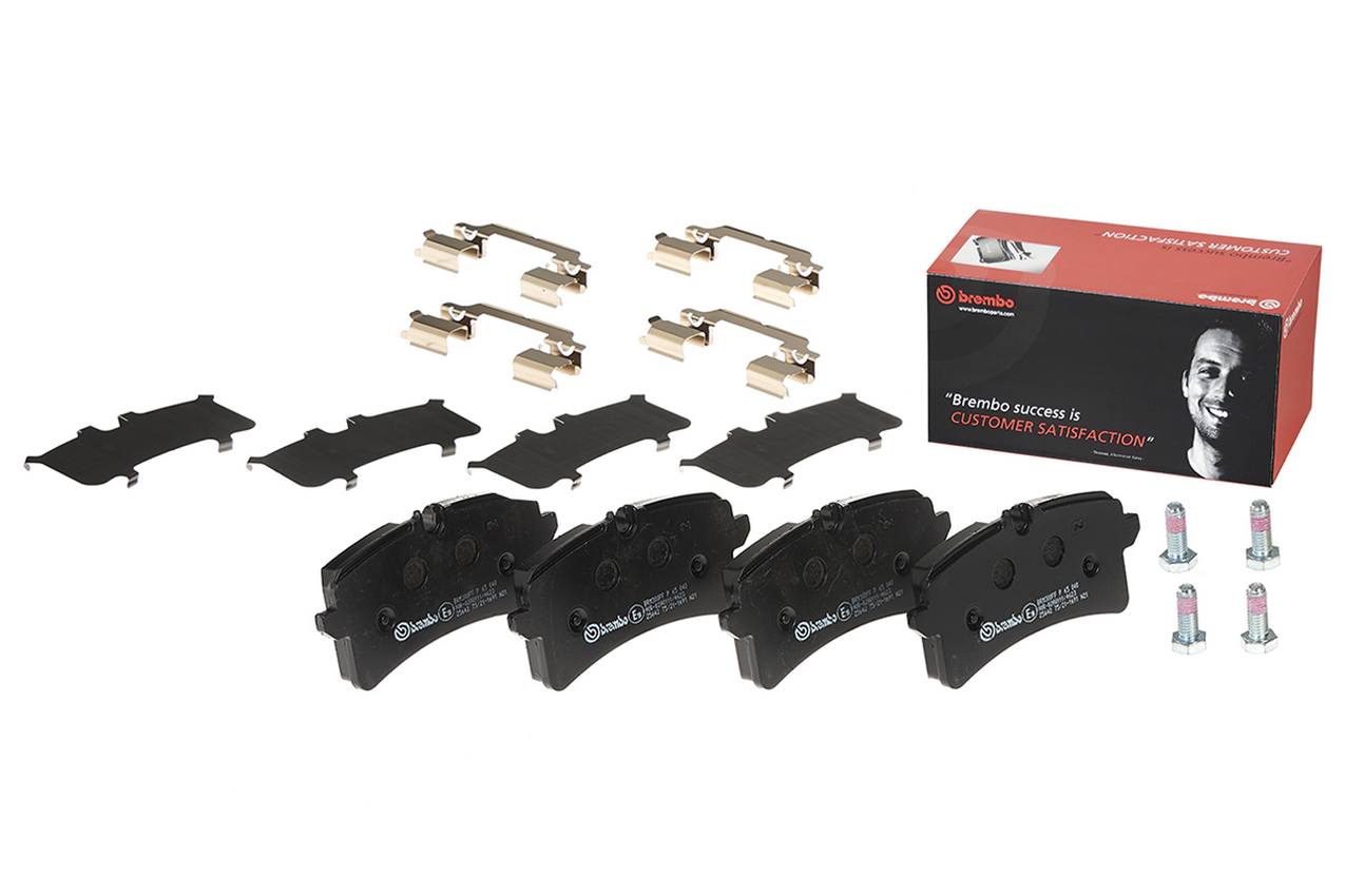 Porsche Disc Brake Pad Set - Rear (Low-Met) 95B698451B Brembo