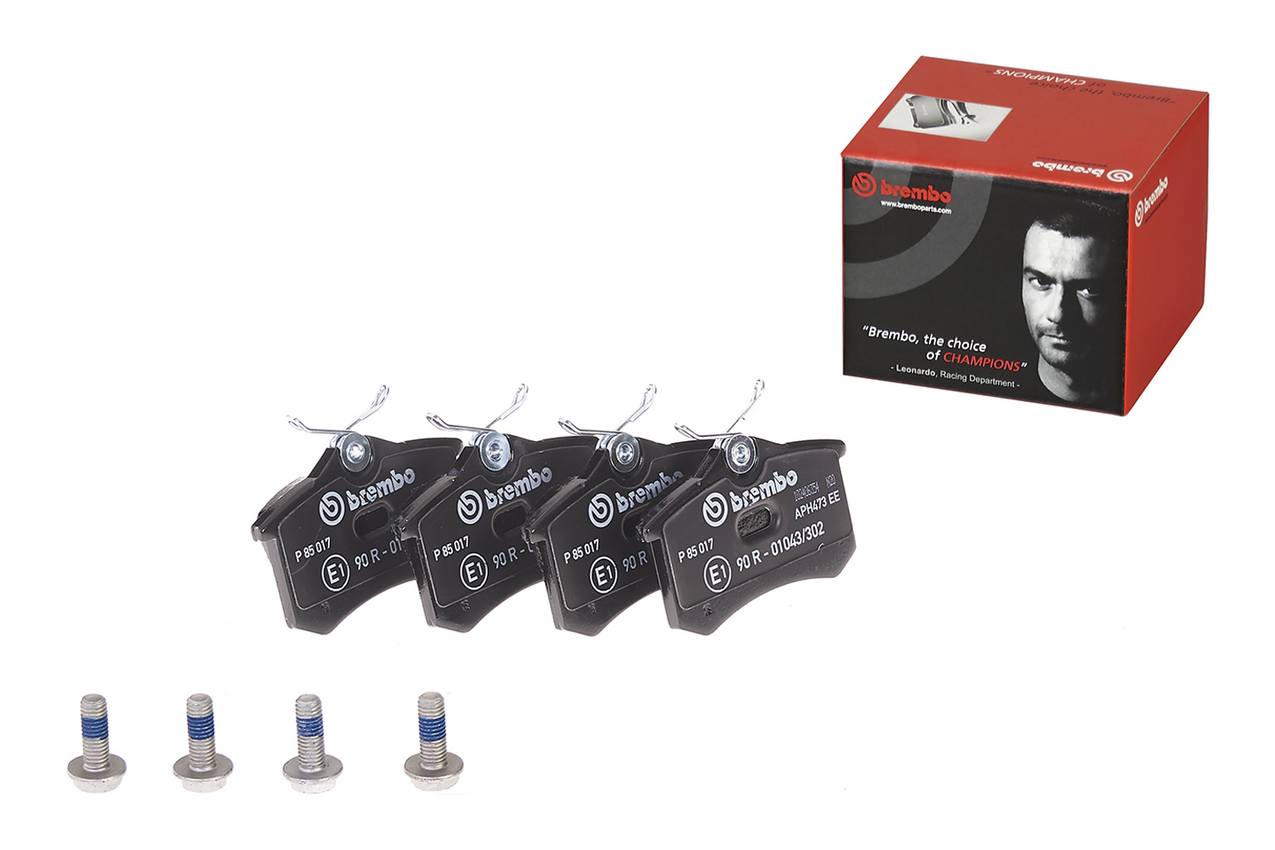 Audi Disc Brake Pad Set   Rear Low Met 8EL Brembo