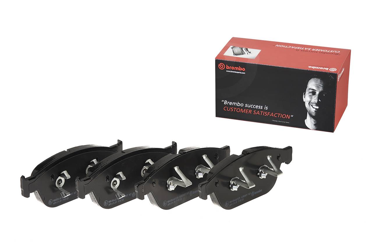 Audi Disc Brake Pad Set - Front (Low-Met) 8R0698151F Brembo