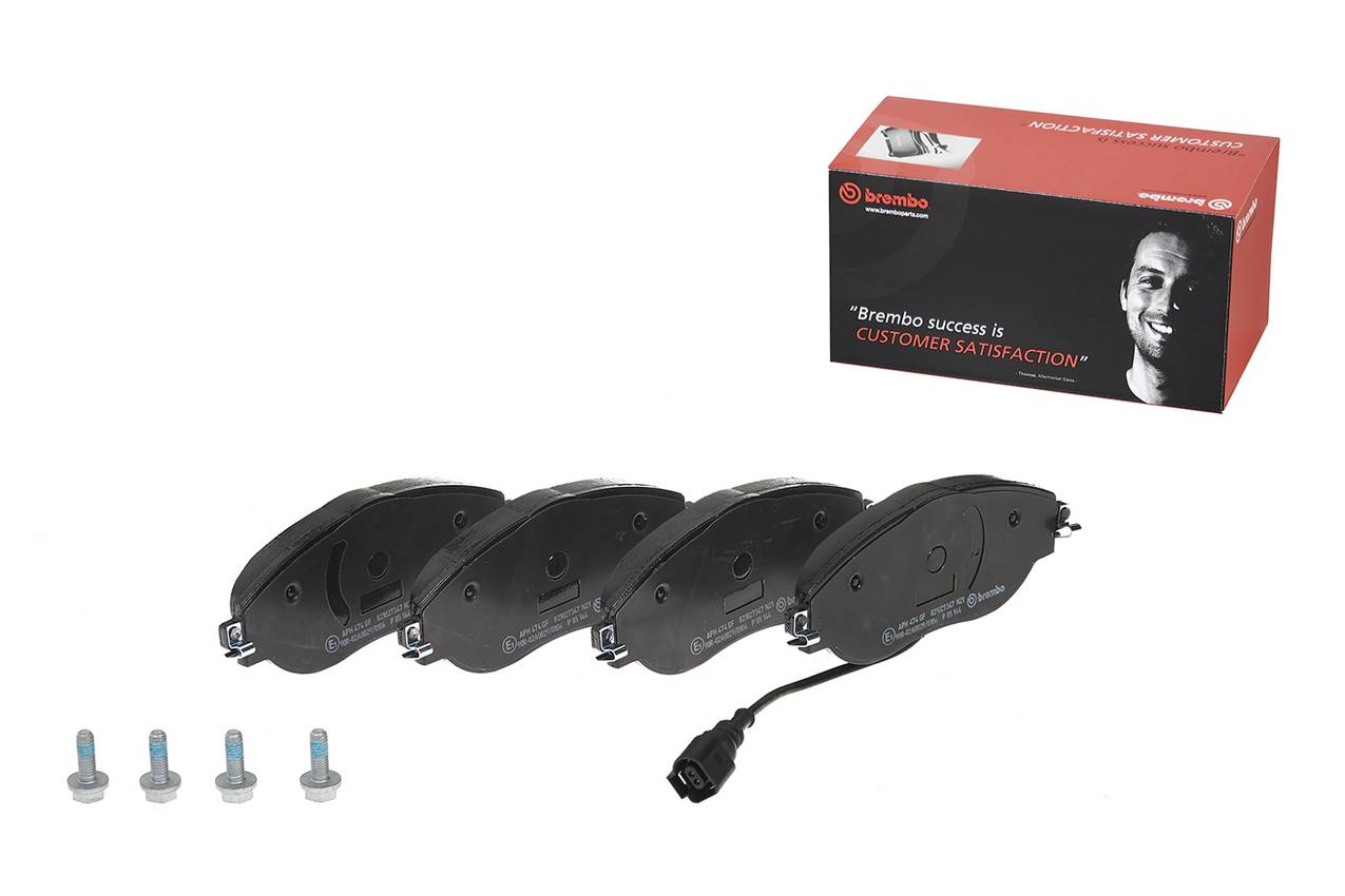 Audi Volkswagen Disc Brake Pad Set – Front (Low-Met) 8V0698151C