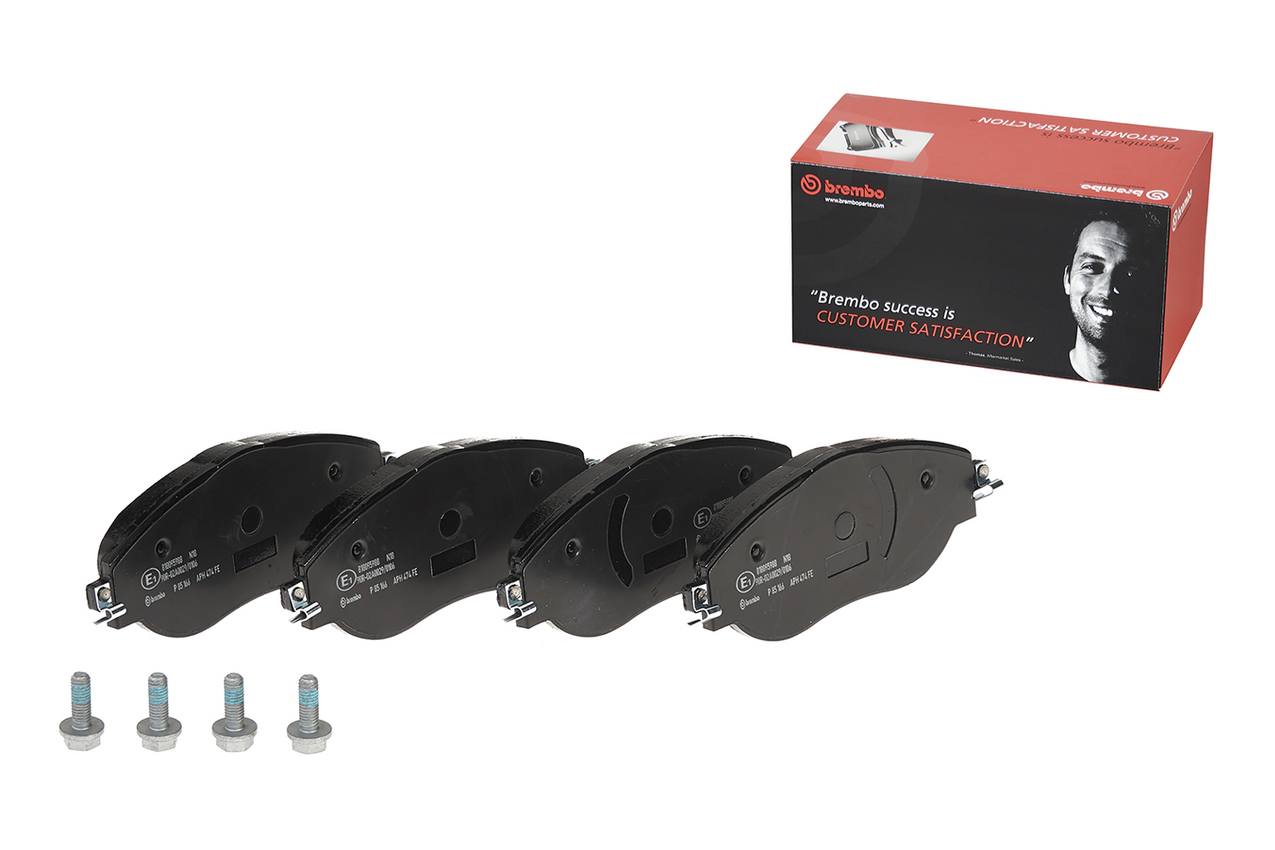 Volkswagen Disc Brake Pad Set - Front (Low-Met) 3Q0698151 Brembo