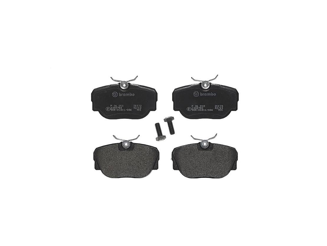 BMW Disc Brake Pad Set - Front (Low-Met) 34111162481 Brembo