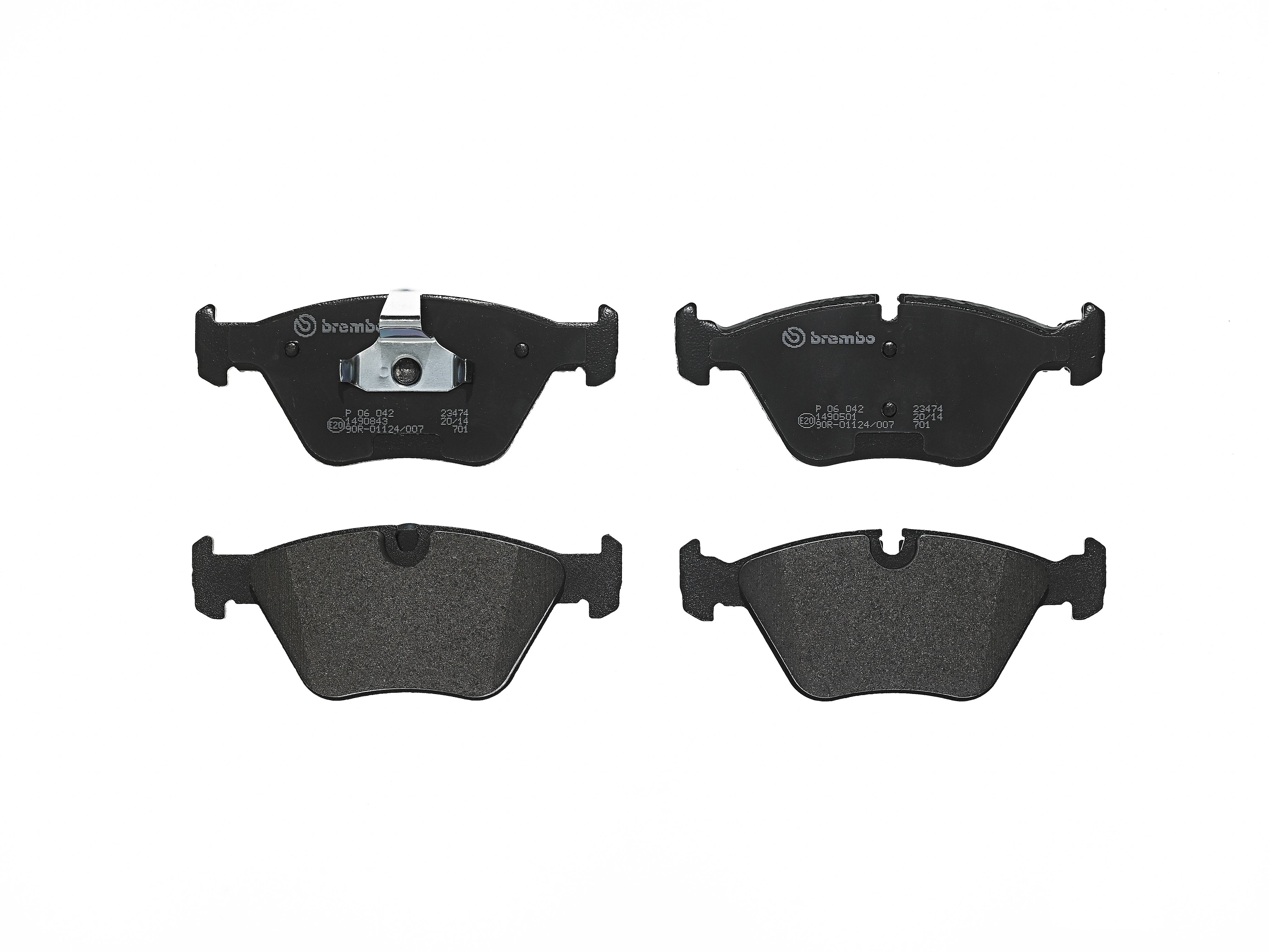 BMW Disc Brake Pad Set - Front (Low-Met) 34116779652 Brembo