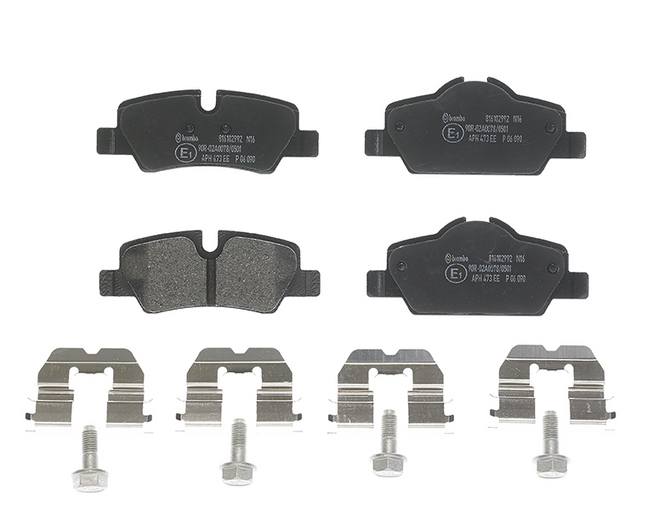 Mini Disc Brake Pad Set - Rear (Low-Met) 34216871300 Brembo