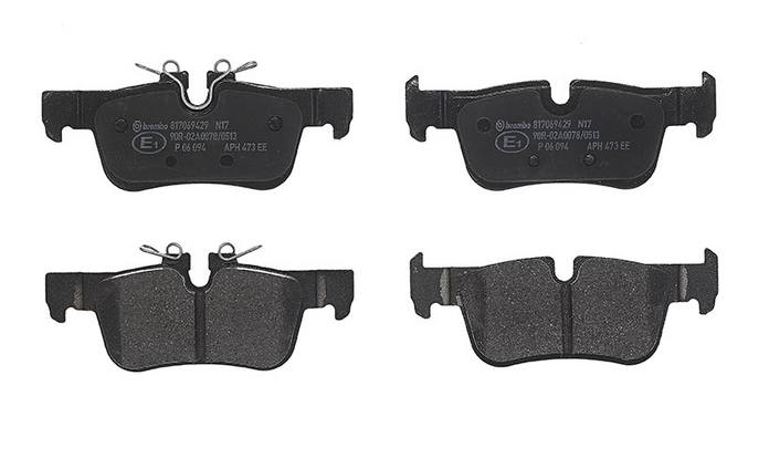 BMW Mini Disc Brake Pad Set - Rear (Low-Met) 34216860403 Brembo