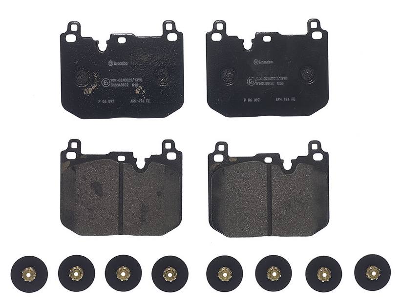 BMW Mini Disc Brake Pad Set - Front (Low-Met) 34106889266 Brembo