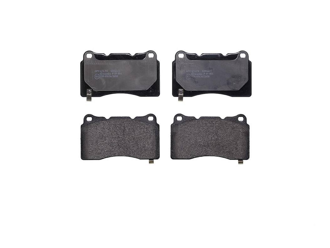 Tesla Disc Brake Pad and Rotor Kit - Front (355mm) (Low-Met) Brembo