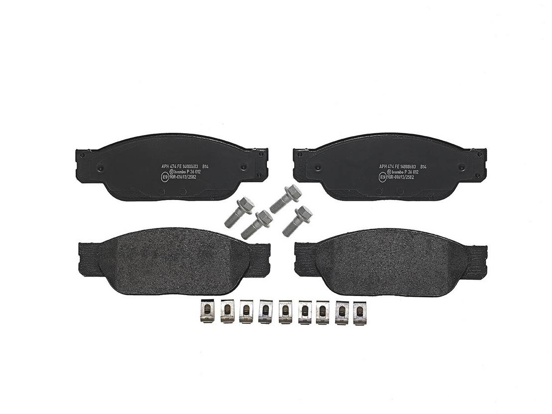 Jaguar Ford Lincoln Disc Brake Pad Set - Front (Low-Met) XR837417 Brembo