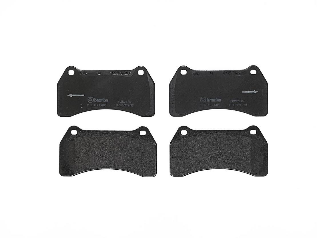 Jaguar Disc Brake Pad Set - Front (Low-Met) C2C8365 Brembo