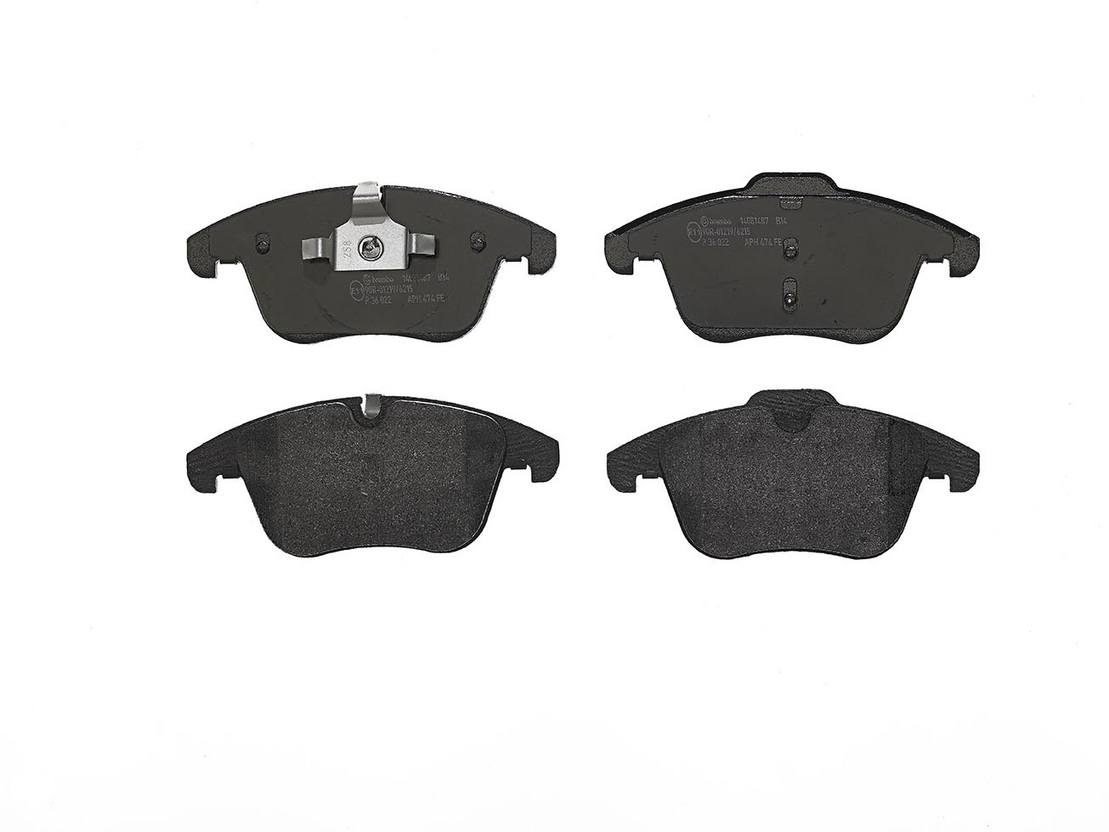 Jaguar Disc Brake Pad Set - Front (Low-Met) C2C39929 Brembo