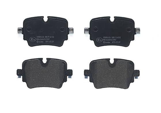 Jaguar Disc Brake Pad Set - Rear (Low-Met) T2R7945 Brembo