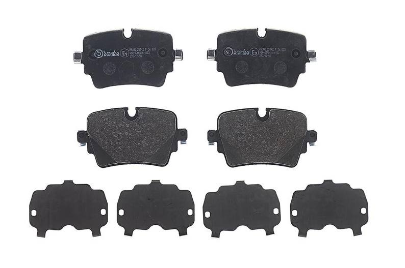 Jaguar Disc Brake Pad Set - Rear (Low-Met) T2R7946 Brembo