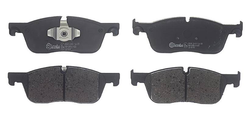 Jaguar Land Rover Disc Brake Pad Set - Front (Low-Met) T4N9760 Brembo