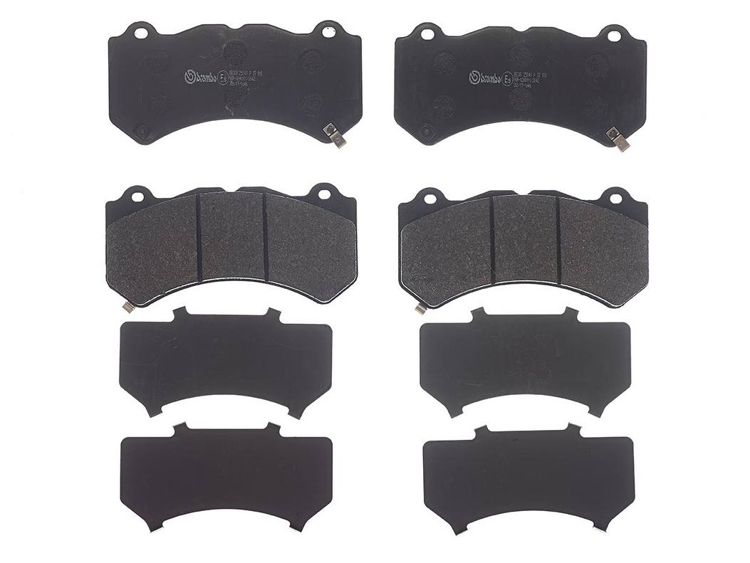 Nissan Cadillac Chevrolet Disc Brake Pad Set - Front (Low-Met) D1060JF20D Brembo