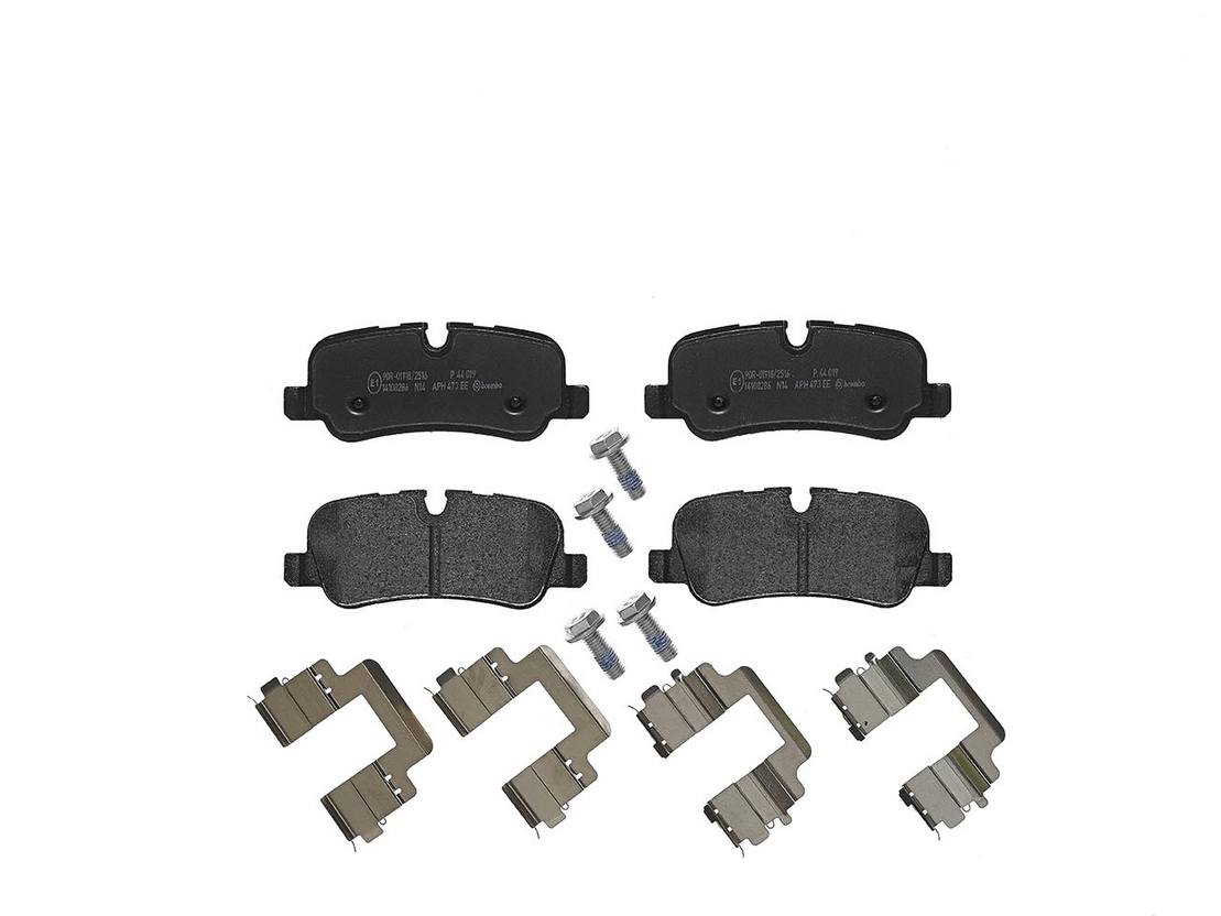 Land Rover Disc Brake Pad Set - Rear (Low-Met) LR055455 Brembo