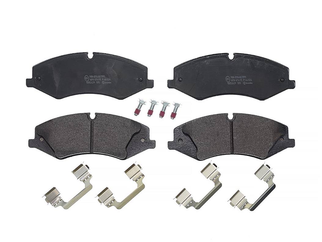 Land Rover Disc Brake Pad and Rotor Kit - Front (360mm) (Low-Met) Brembo