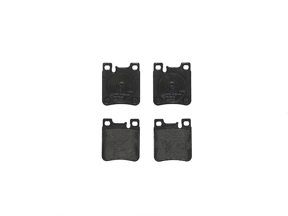 Mercedes Disc Brake Pad Set - Rear (Low-Met) 005420052041 Brembo