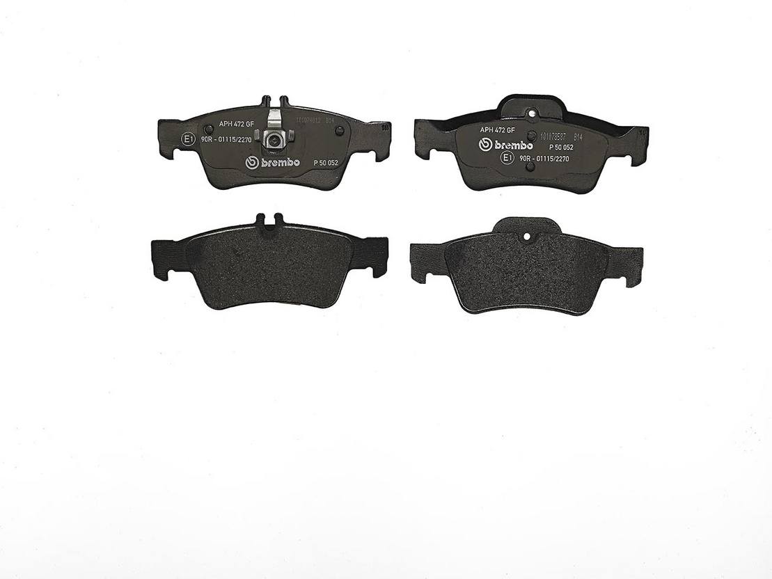 Mercedes Disc Brake Pad Set - Rear (Low-Met) 007420102041 Brembo