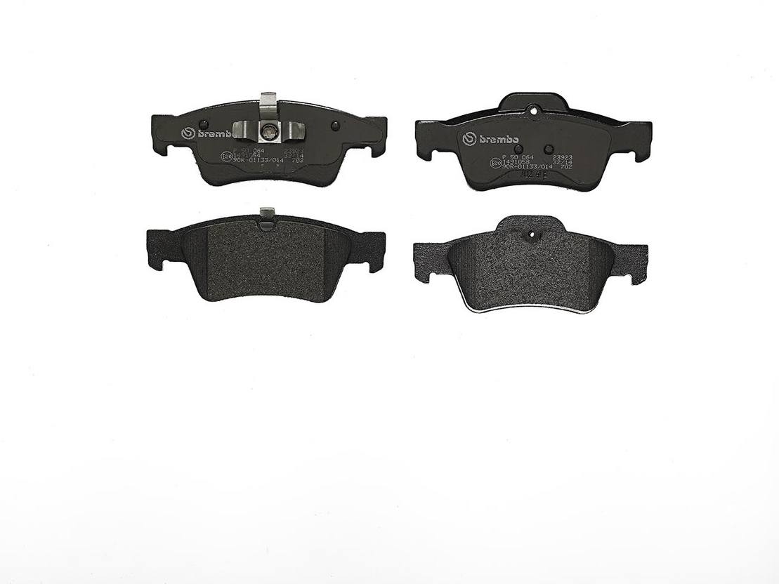 Mercedes Disc Brake Pad Set - Rear (Low-Met) 1644202720 Brembo