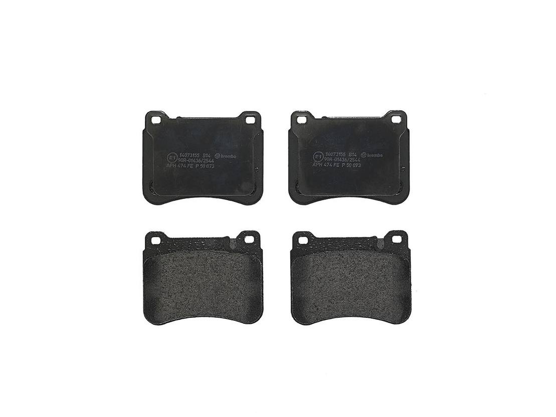 Mercedes Disc Brake Pad Set - Front (Low-Met) 004420512041 Brembo