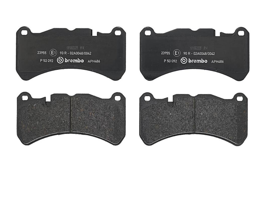 Mercedes Disc Brake Pad Set - Front (Low-Met) 005420392041 Brembo