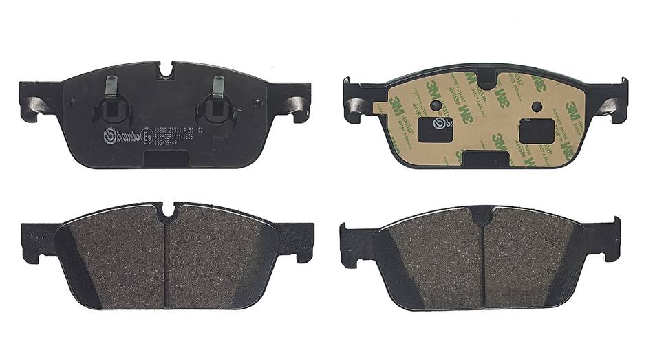 Mercedes Disc Brake Pad Set - Front (Low-Met) 0084200020 Brembo