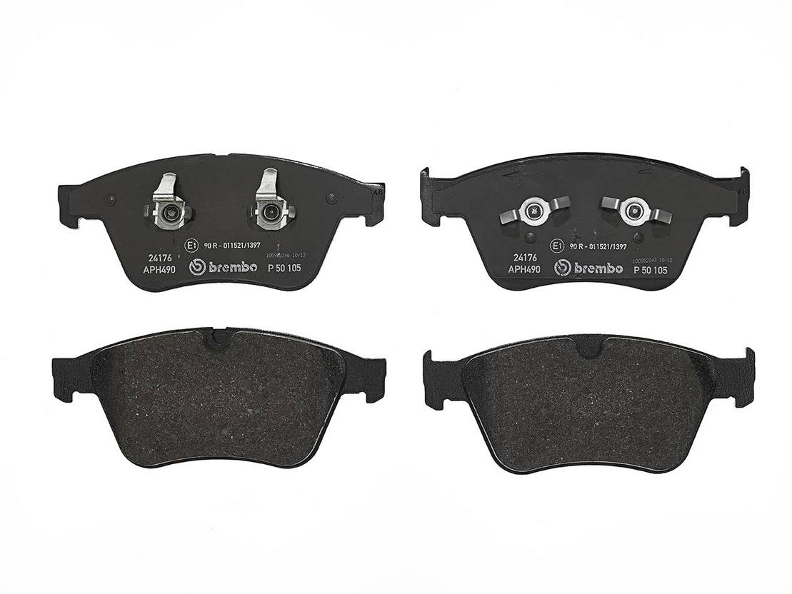 Mercedes Disc Brake Pad Set - Front (Low-Met) 1644202320 Brembo