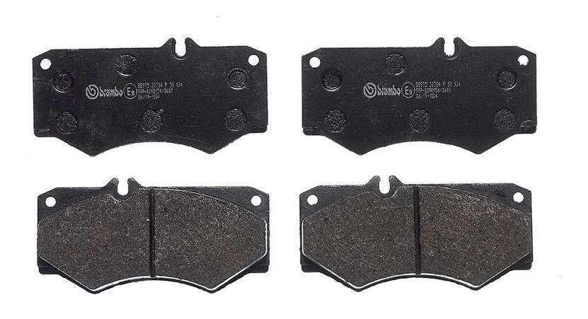 Mercedes Disc Brake Pad Set - Front (Low-Met) 6014208720 Brembo