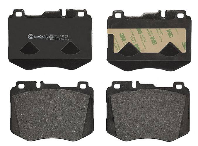 Mercedes Disc Brake Pad Set - Front (Low-Met) 000420810064 Brembo