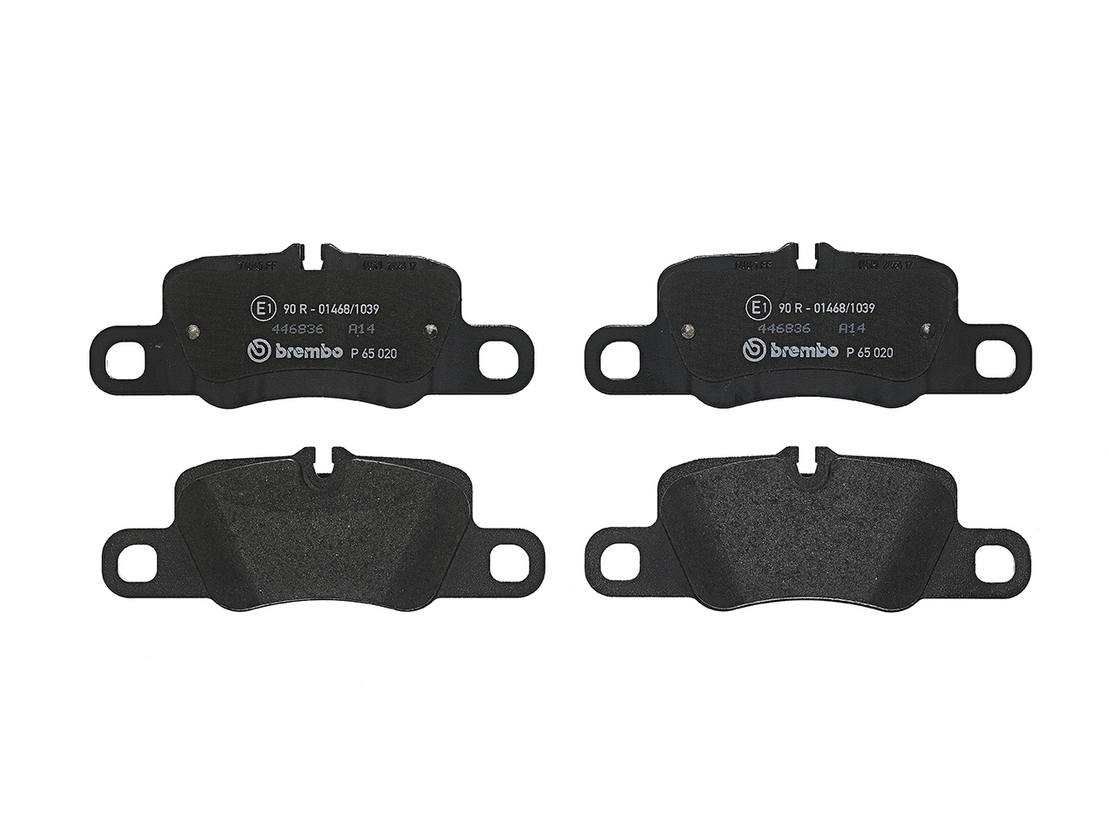 Porsche Disc Brake Pad Set Kit Front And Rear Low Met 7p0698151c Brembo 1557973kit 