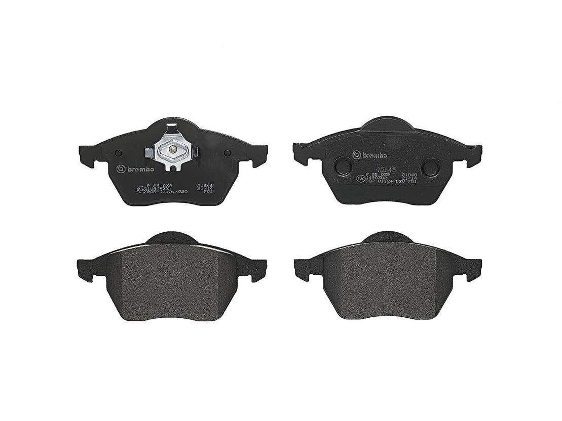 Audi Volkswagen Disc Brake Pad Set - Front (Low-Met) 8N0698151E Brembo