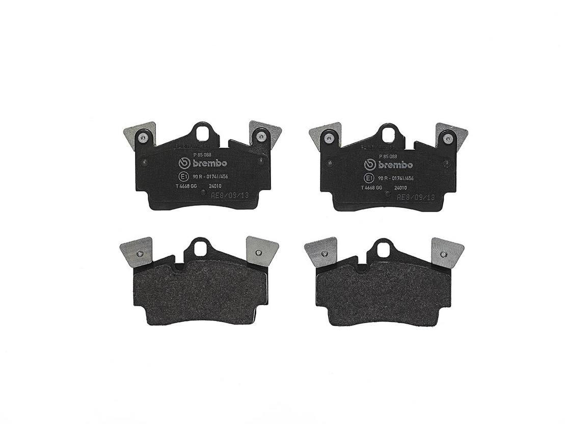 Porsche Audi Volkswagen Disc Brake Pad Set - Rear (Low-Met) 95535293901 Brembo