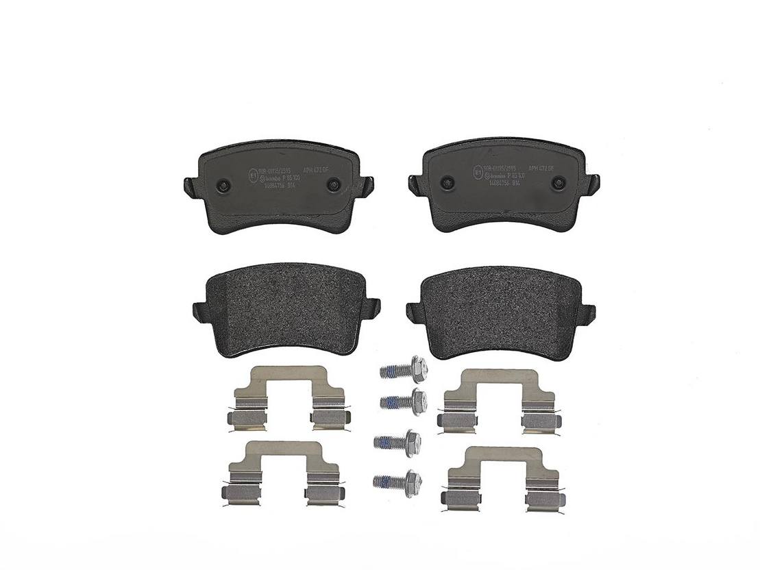 Audi Disc Brake Pad Set - Rear (Low-Met) 8K0698451G Brembo