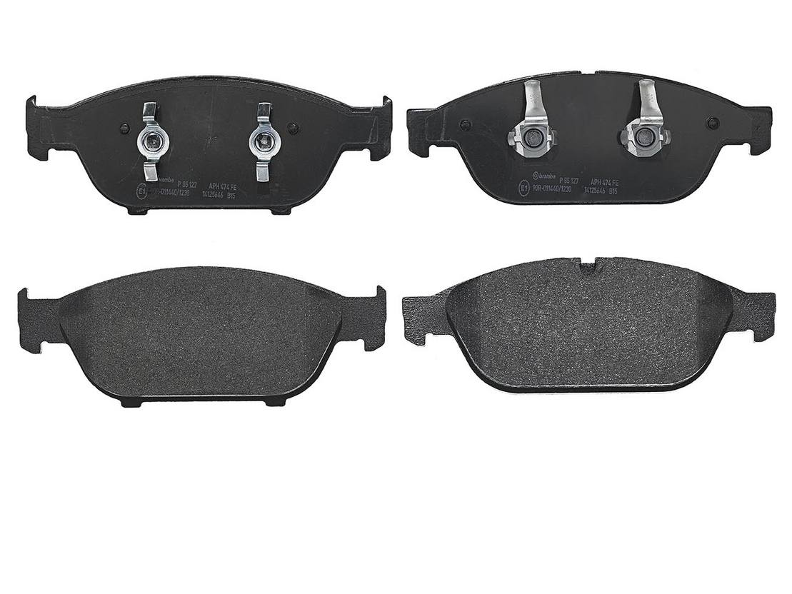 Audi Mercedes Disc Brake Pad Set - Front (Low-Met) 4H0698151G Brembo