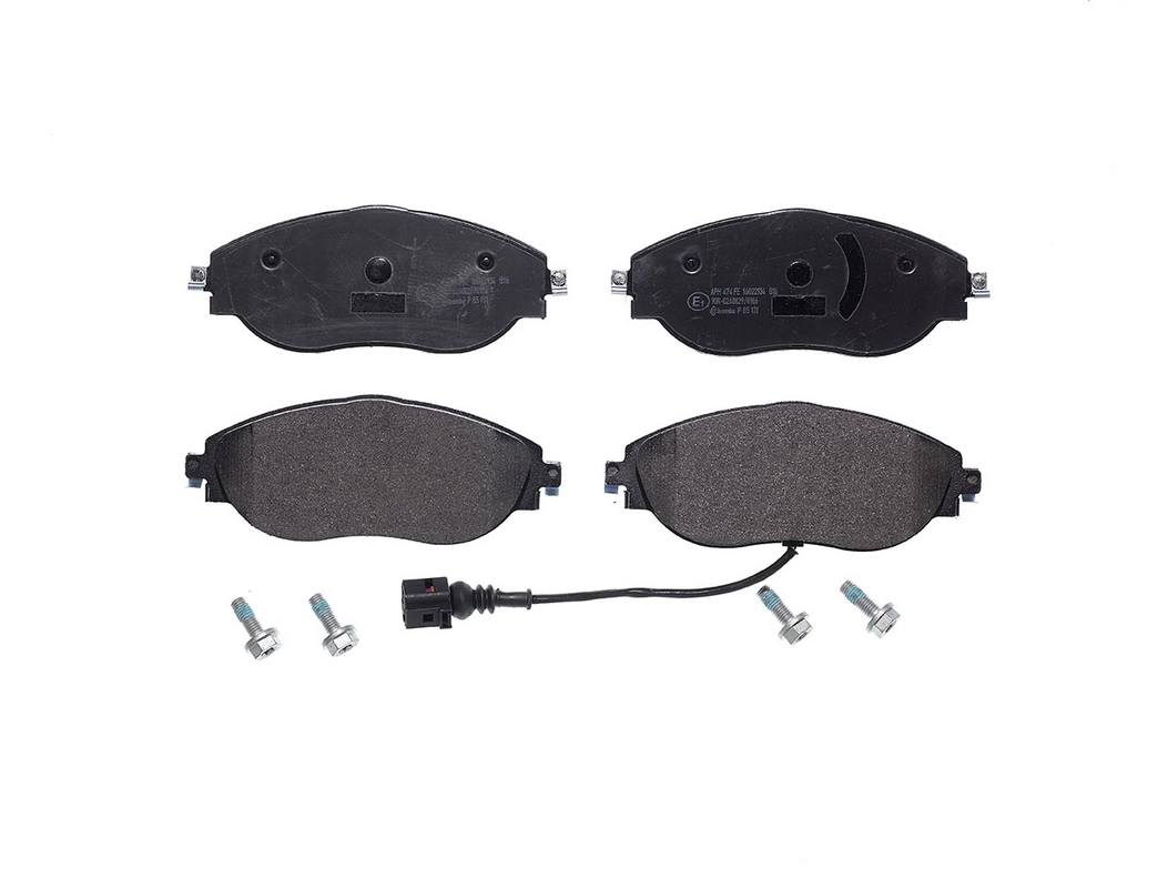 Volkswagen Disc Brake Pad Set - Front (Low-Met) 7N0698151D Brembo