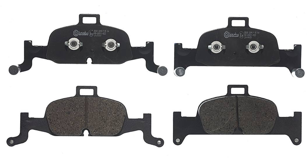 Audi Disc Brake Pad Set - Front (Low-Met) 8W0698151L Brembo