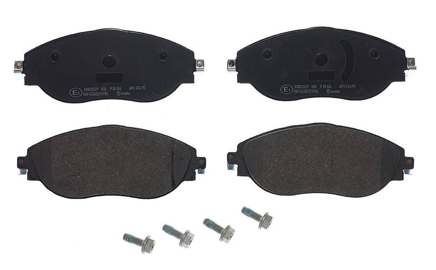 Volkswagen Disc Brake Pad Set - Front (Low-Met) 3Q0698151 Brembo