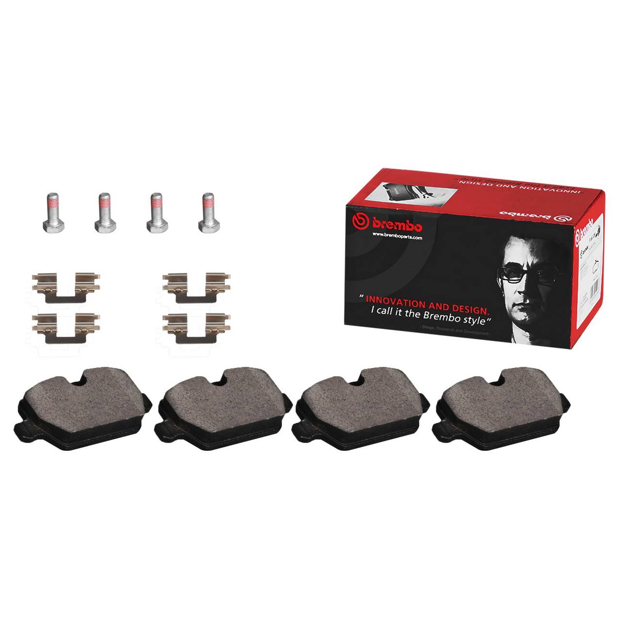 BMW Disc Brake Pad and Rotor Kit - Front (348mm) (Ceramic) Brembo